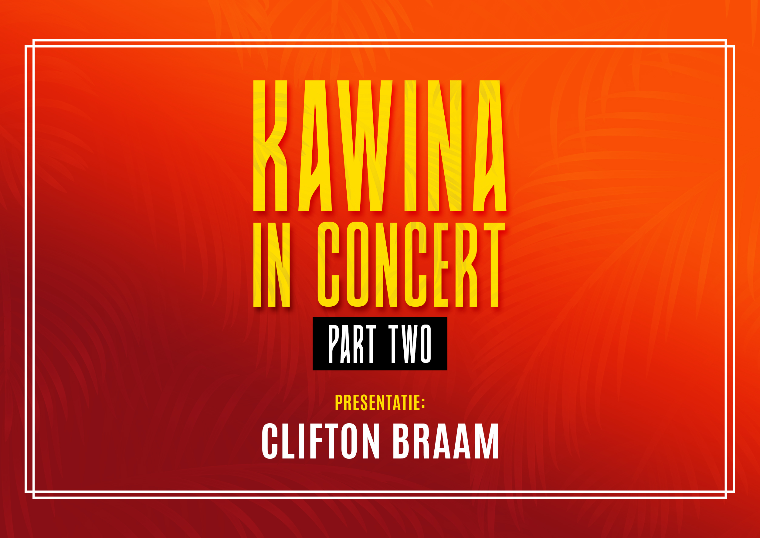 Kawina in Concert in het theater
