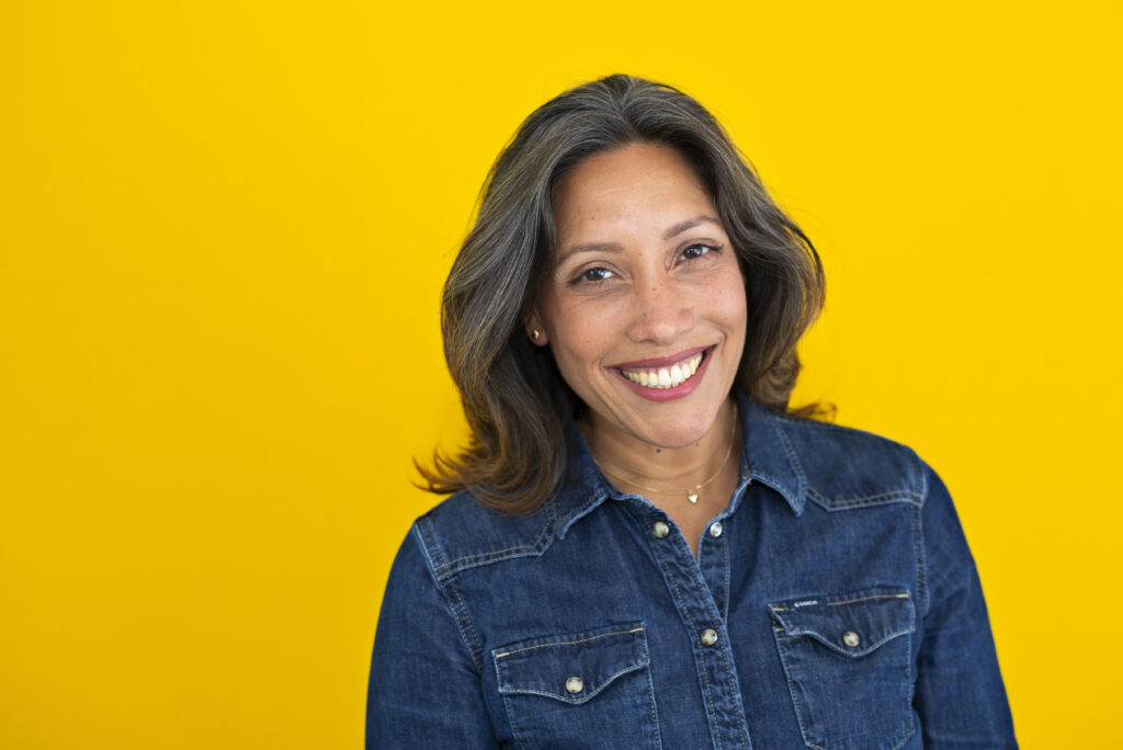 Sharmila Tuithof in het theater