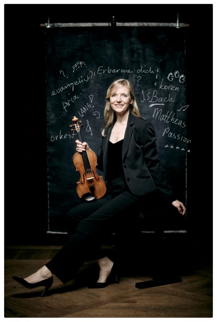 Marieke de Bruijn in het theater.