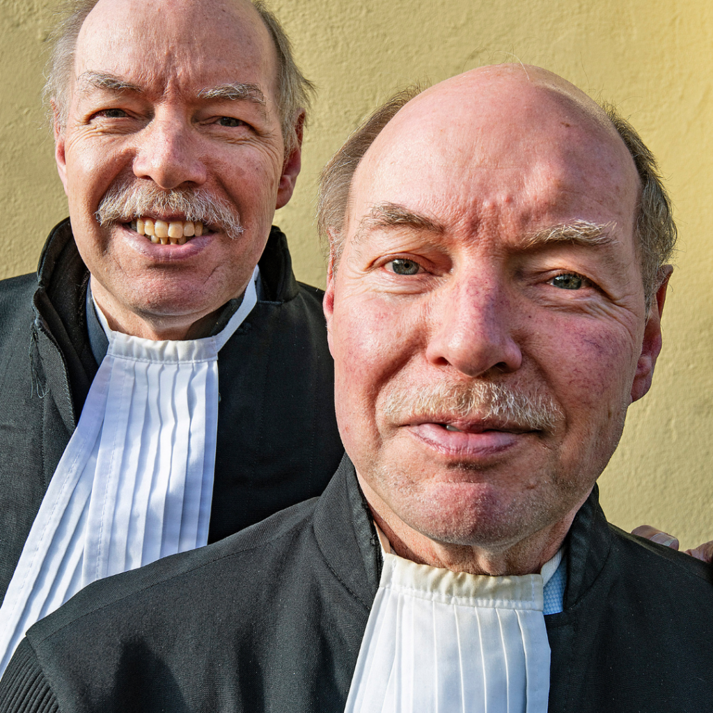 Anker en Anker in het theater.