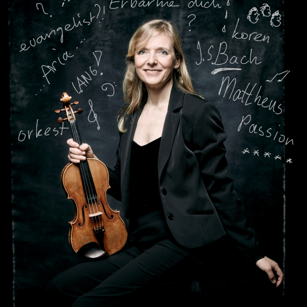 Marieke de Bruijn in het theater.