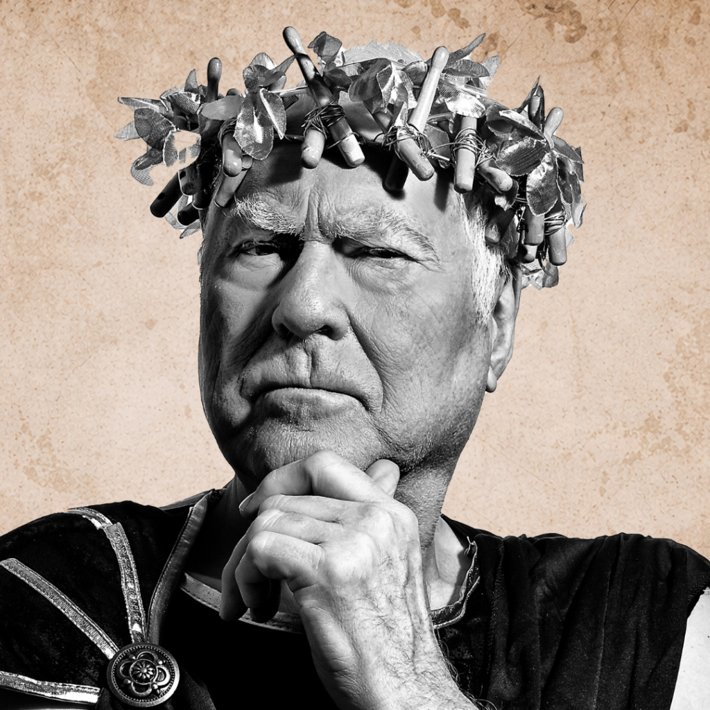 Cesar Zuiderwijk in het theater.